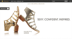 Desktop Screenshot of isolashoes.com