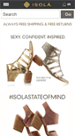 Mobile Screenshot of isolashoes.com